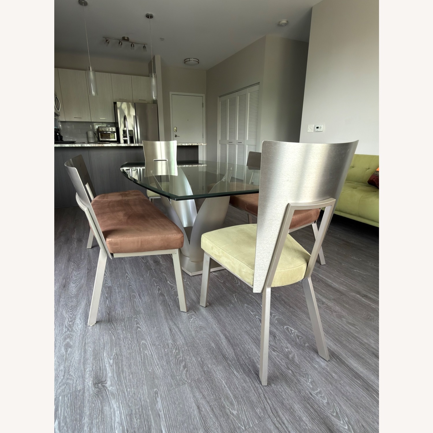Elite Modern Glass Dining Set - image-4