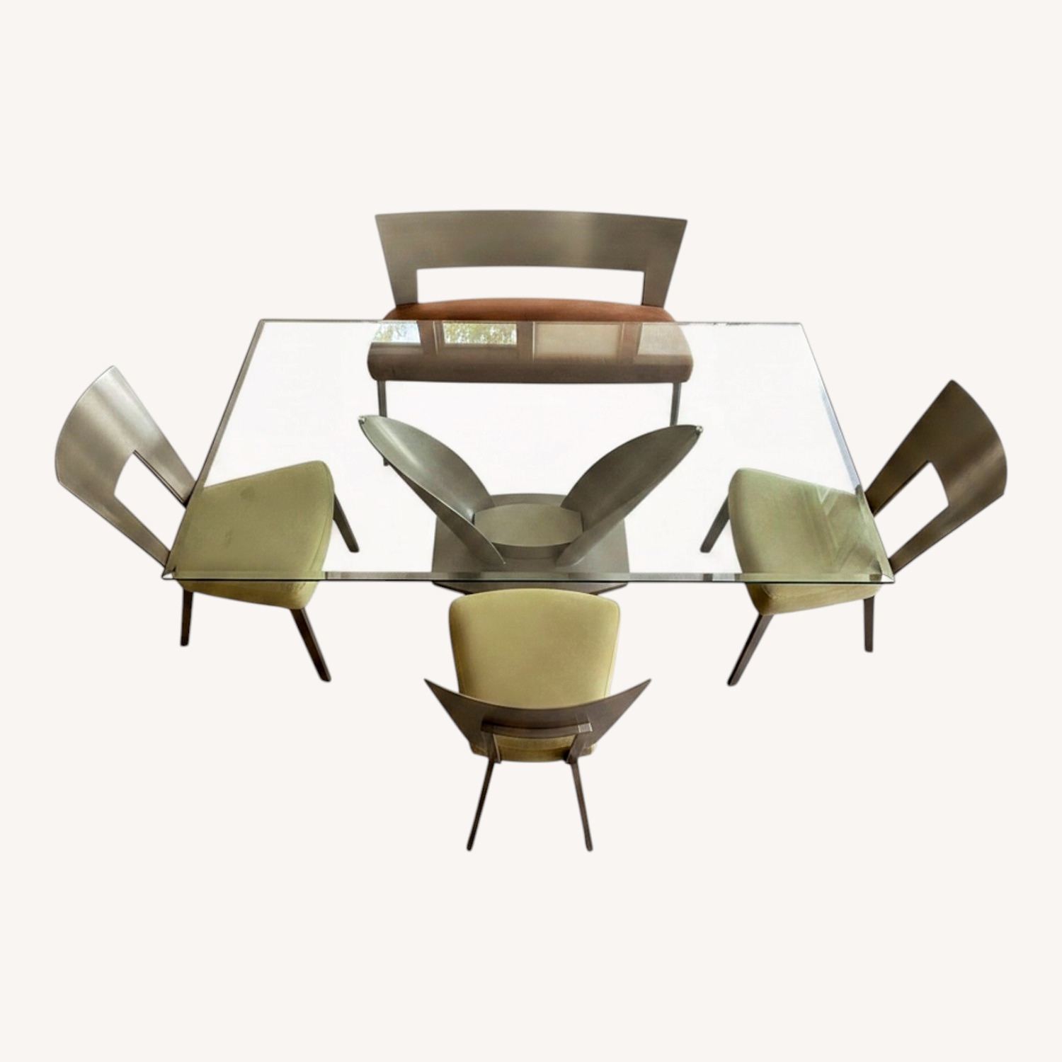 Elite Modern Glass Dining Set - image-0