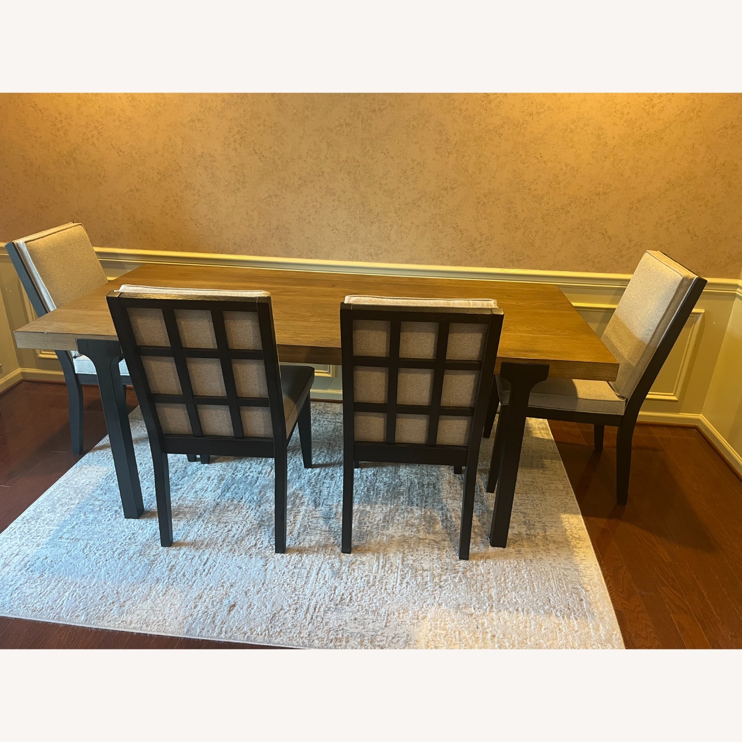 Raymour & Flanigan Light Brown Dining Set - image-2
