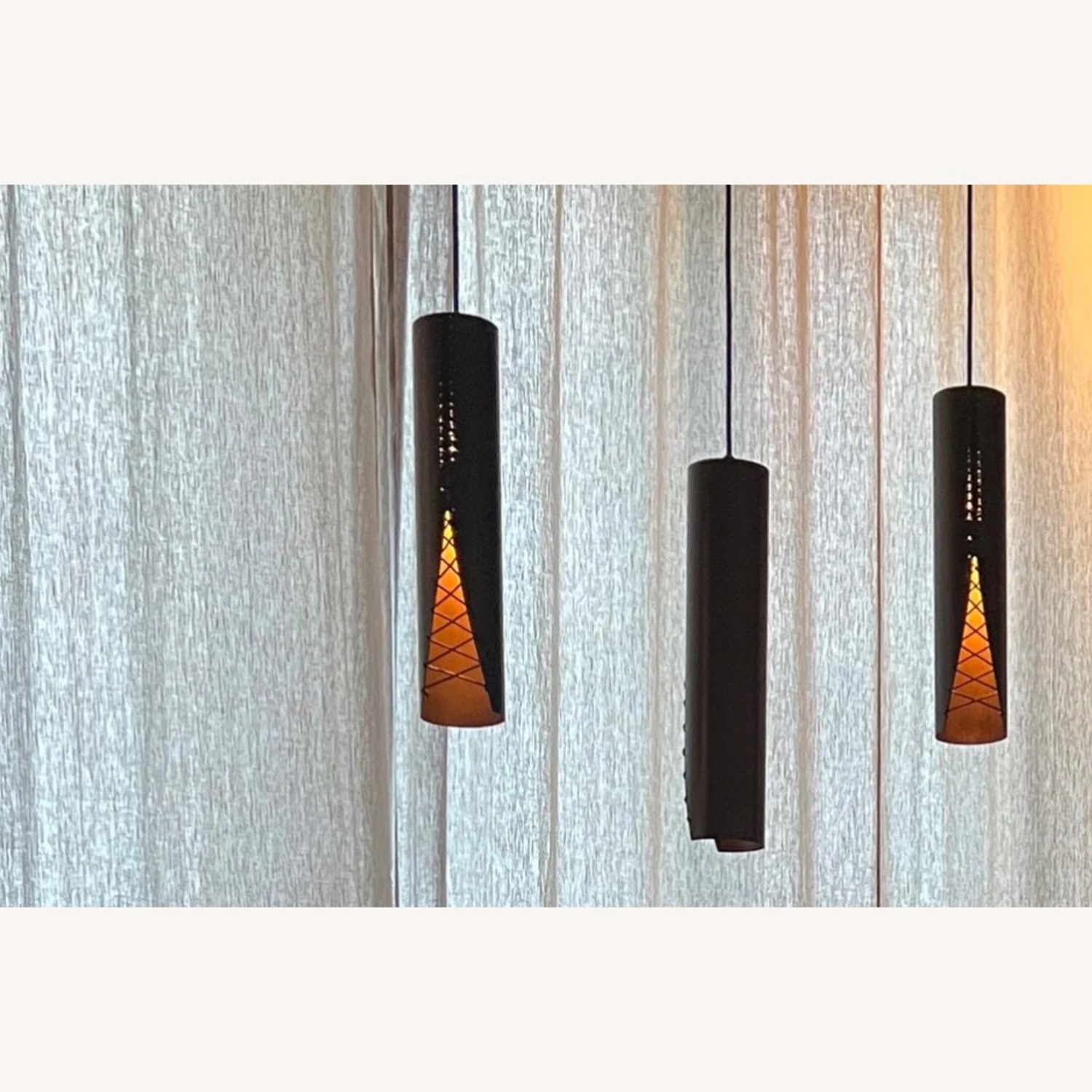 Design Within Reach Camilla Stærk Leather Corset Pendant Light  - image-5