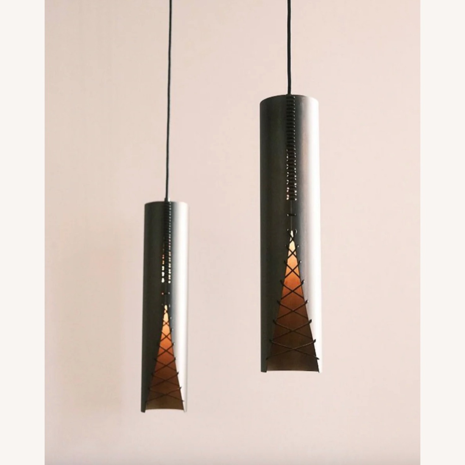 Design Within Reach Camilla Stærk Leather Corset Pendant Light  - image-4