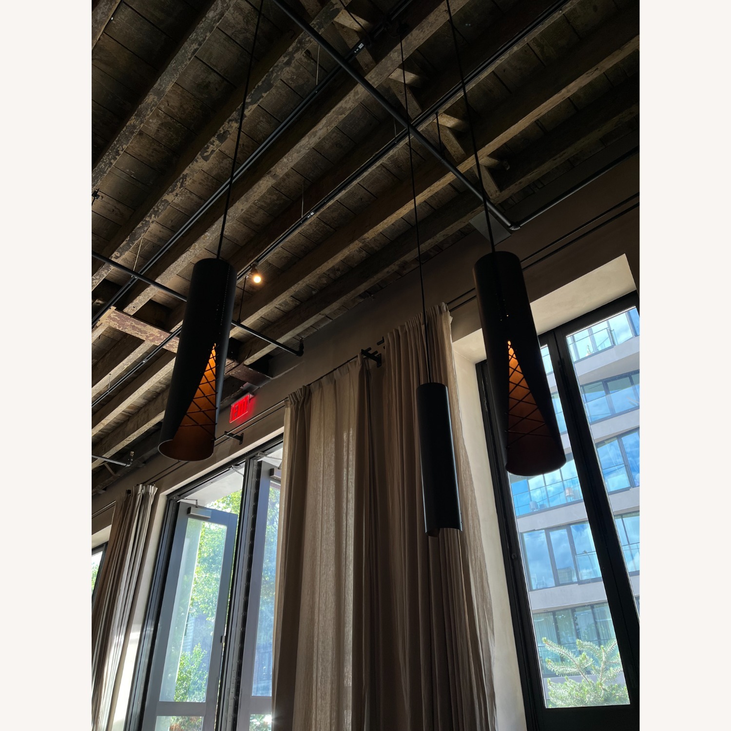 Design Within Reach Camilla Stærk Leather Corset Pendant Light  - image-1