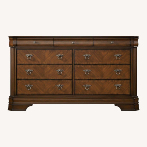 Used Ashley Furniture Hamlyn Dark Brown Wood Dresser for sale on AptDeco