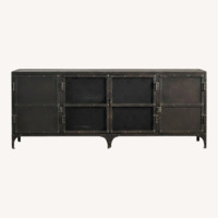 Restoration Hardware Industrial Black Media Storage