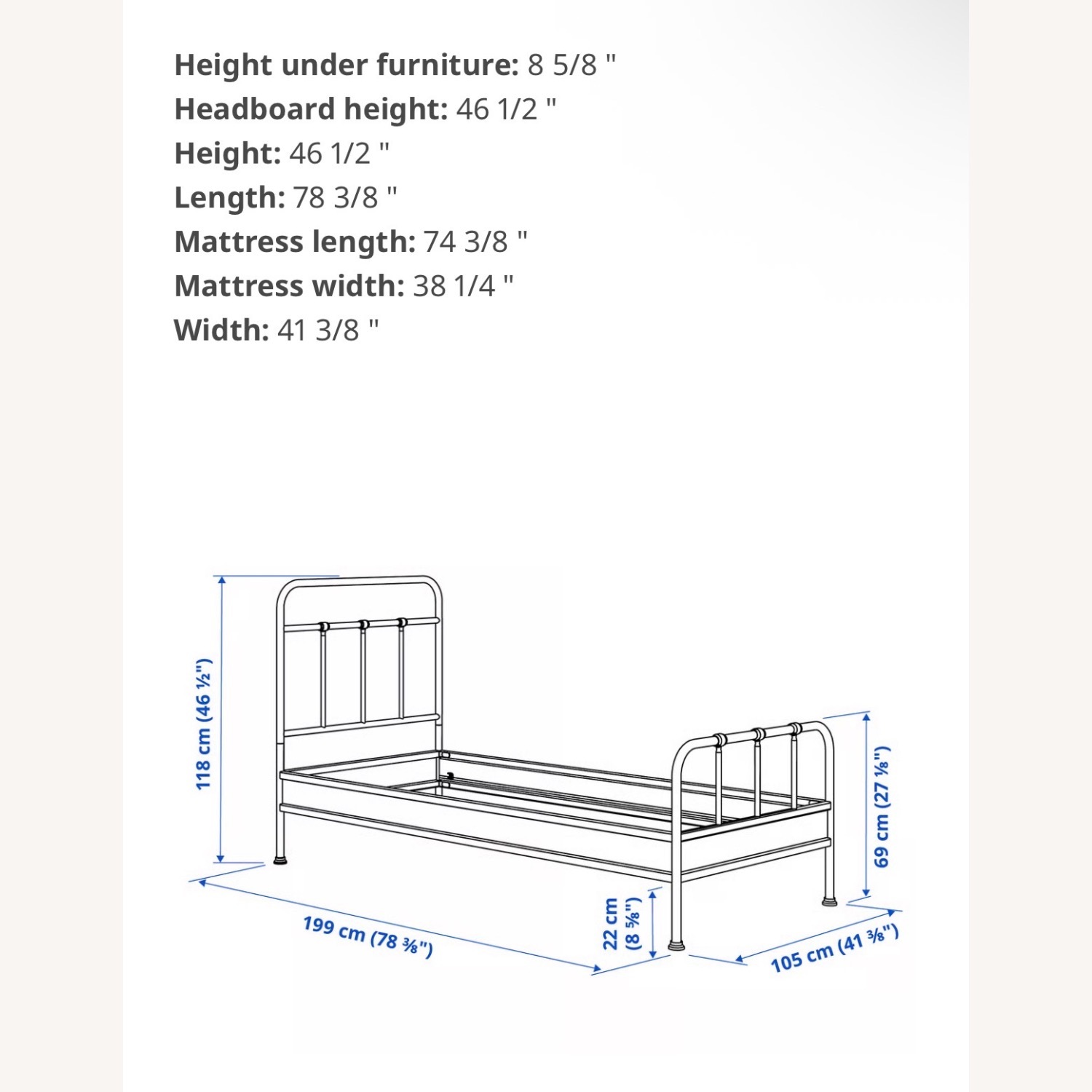 IKEA STJÄRNÖ Twin Bed - image-2