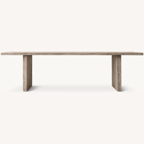 Used Restoration Hardware Reclaimed Oak Plank Rectangular Dining Table for sale on AptDeco