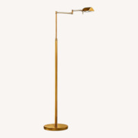 Restoration Hardware Vintage Brass Floor Lamp