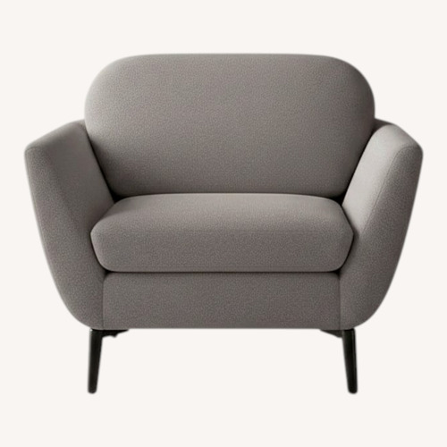 Used AllModern Ladonna Dark Gray Fabric Armchair for sale on AptDeco