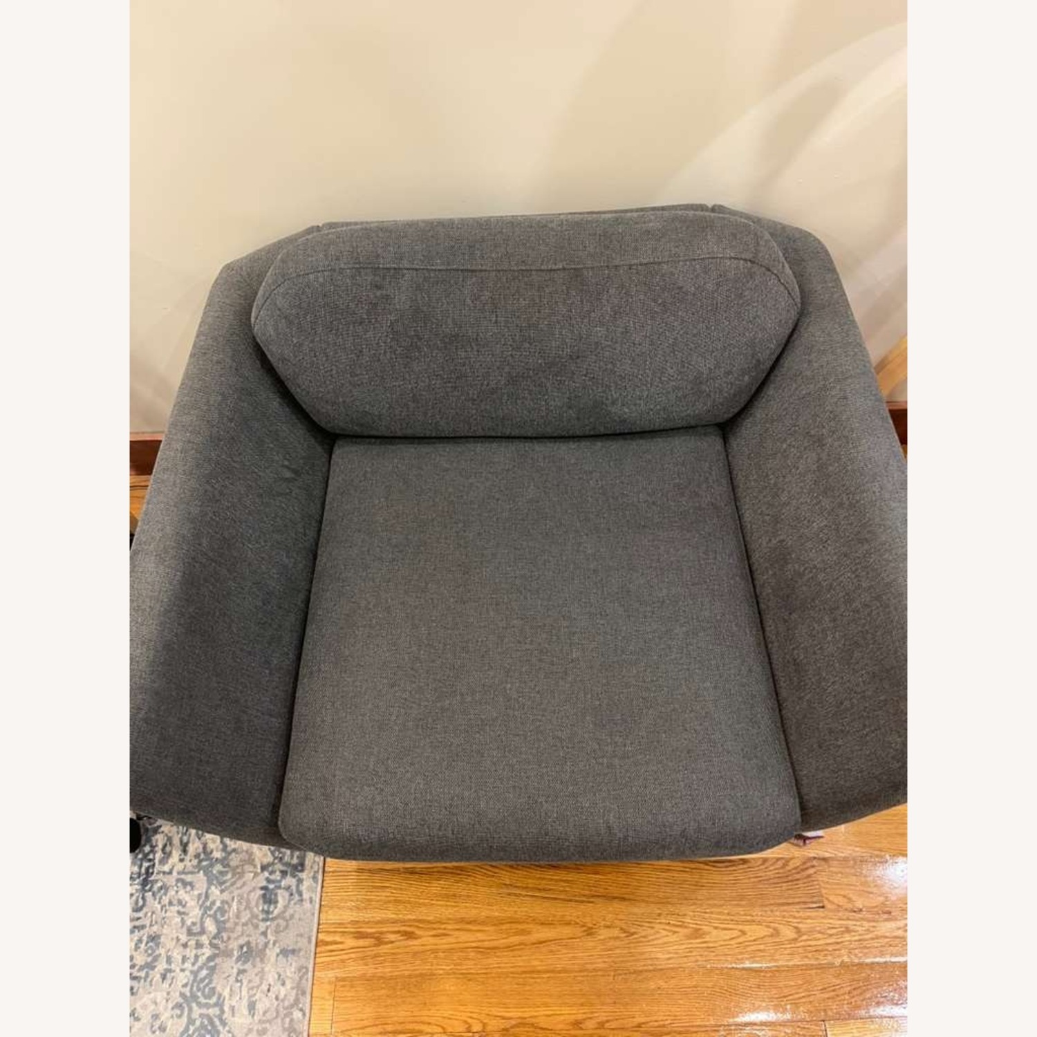 AllModern Ladonna Dark Gray Fabric Armchair - image-2