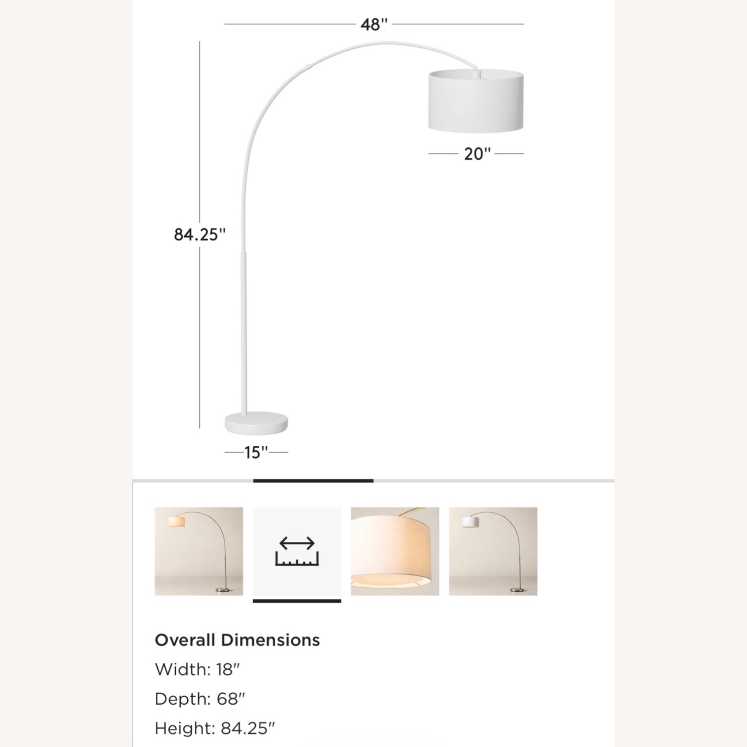 CB2 Arc Floor Lamp - image-5