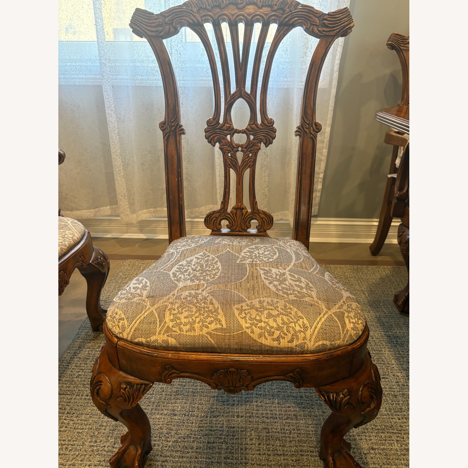 Johnson Brothers Chippendale Ball and Claw dining chairs - image-2