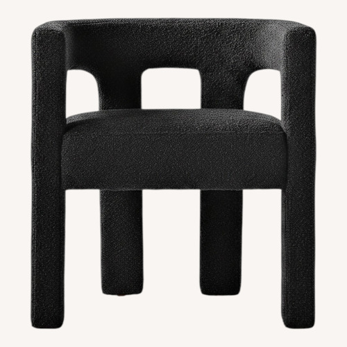 Used CB2 Green Boucle Armchair for sale on AptDeco
