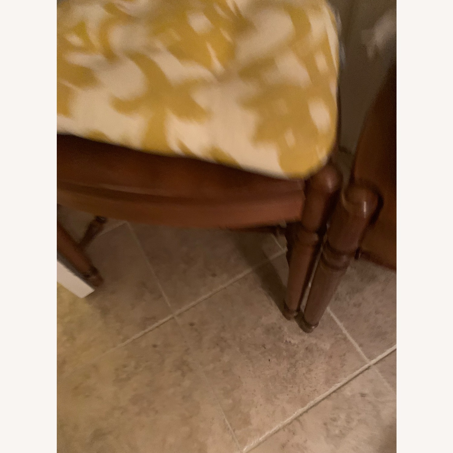 Ethan Allen Dark Brown Wood Dining Chair - image-3