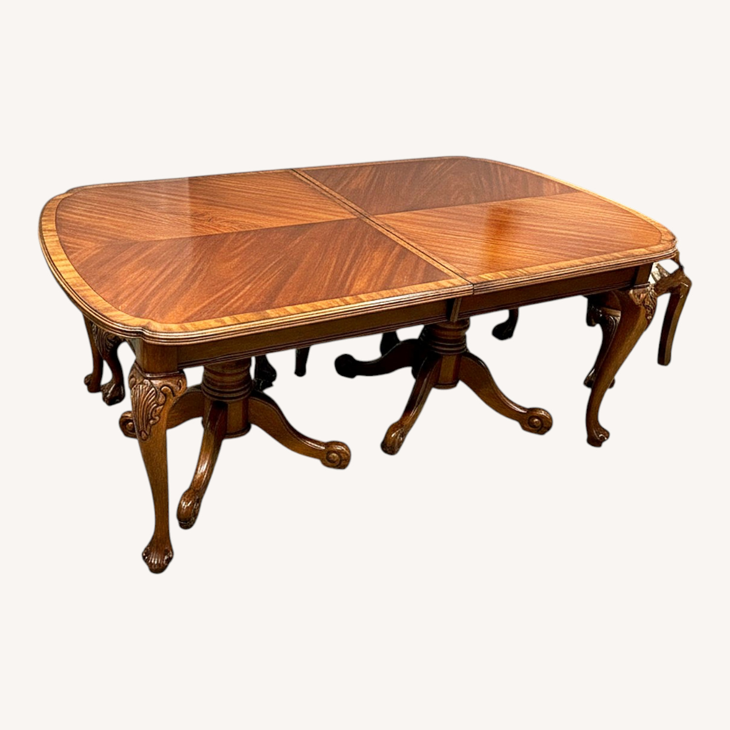 Johnson Brothers Chippendale Ball and Claw Dining Table - image-0