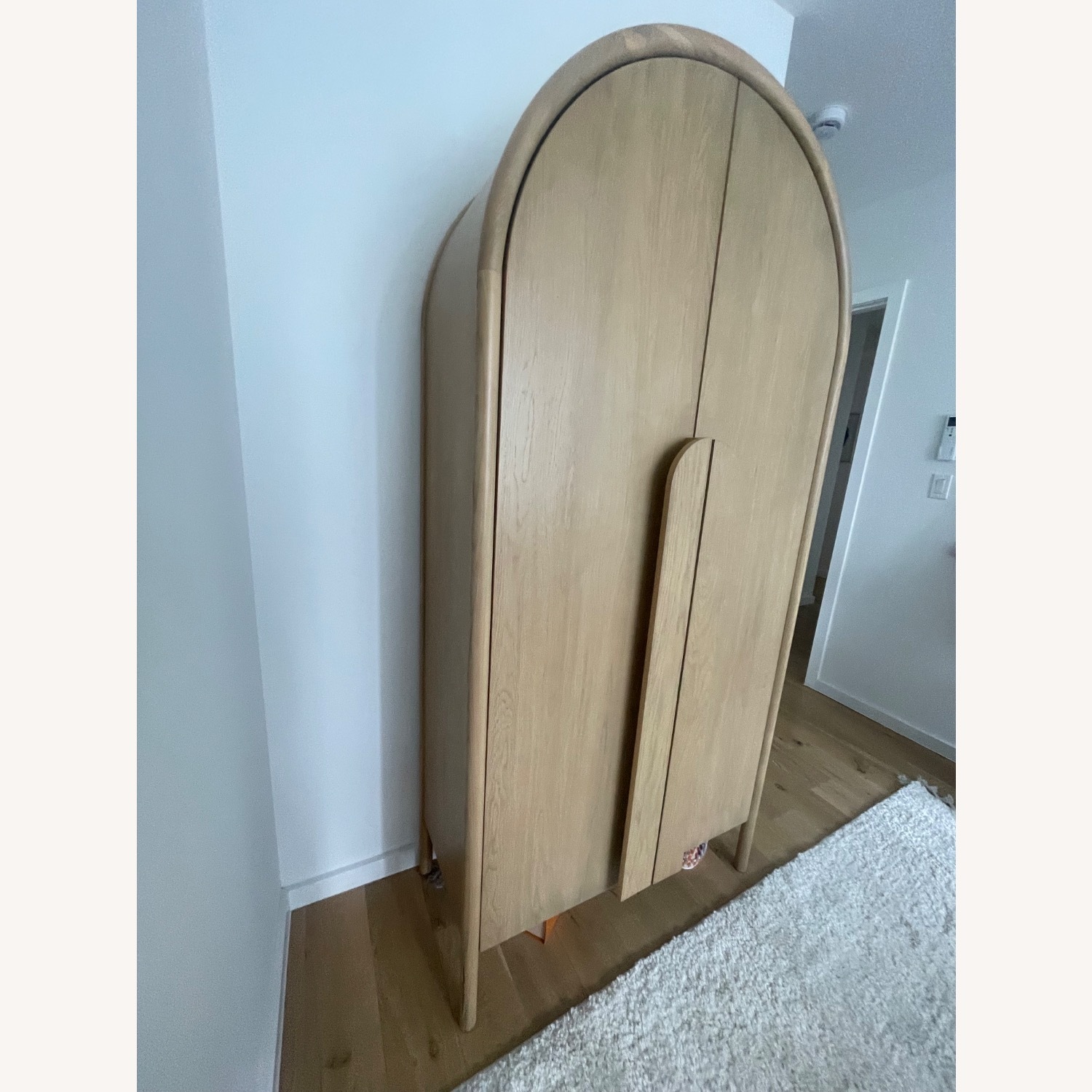 Crate & Barrel Natural Wood Armoire - image-4