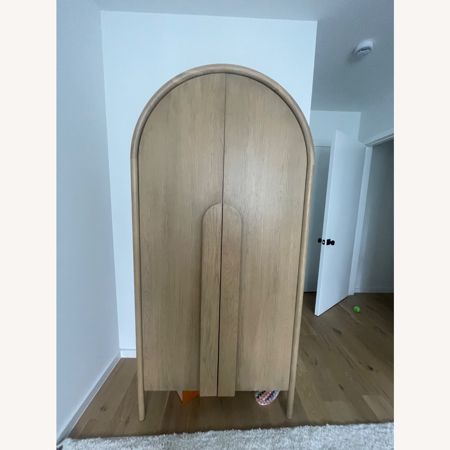 Crate & Barrel Natural Wood Armoire - image-1