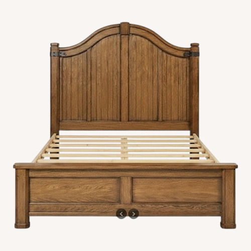 Used Eric Church Solid Wood Queen Bed (Pulaski) for sale on AptDeco