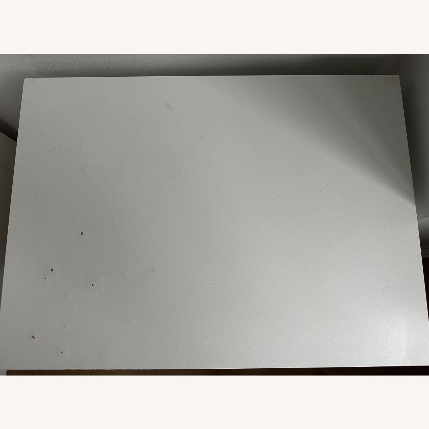 White Wood Nightstand - image-3