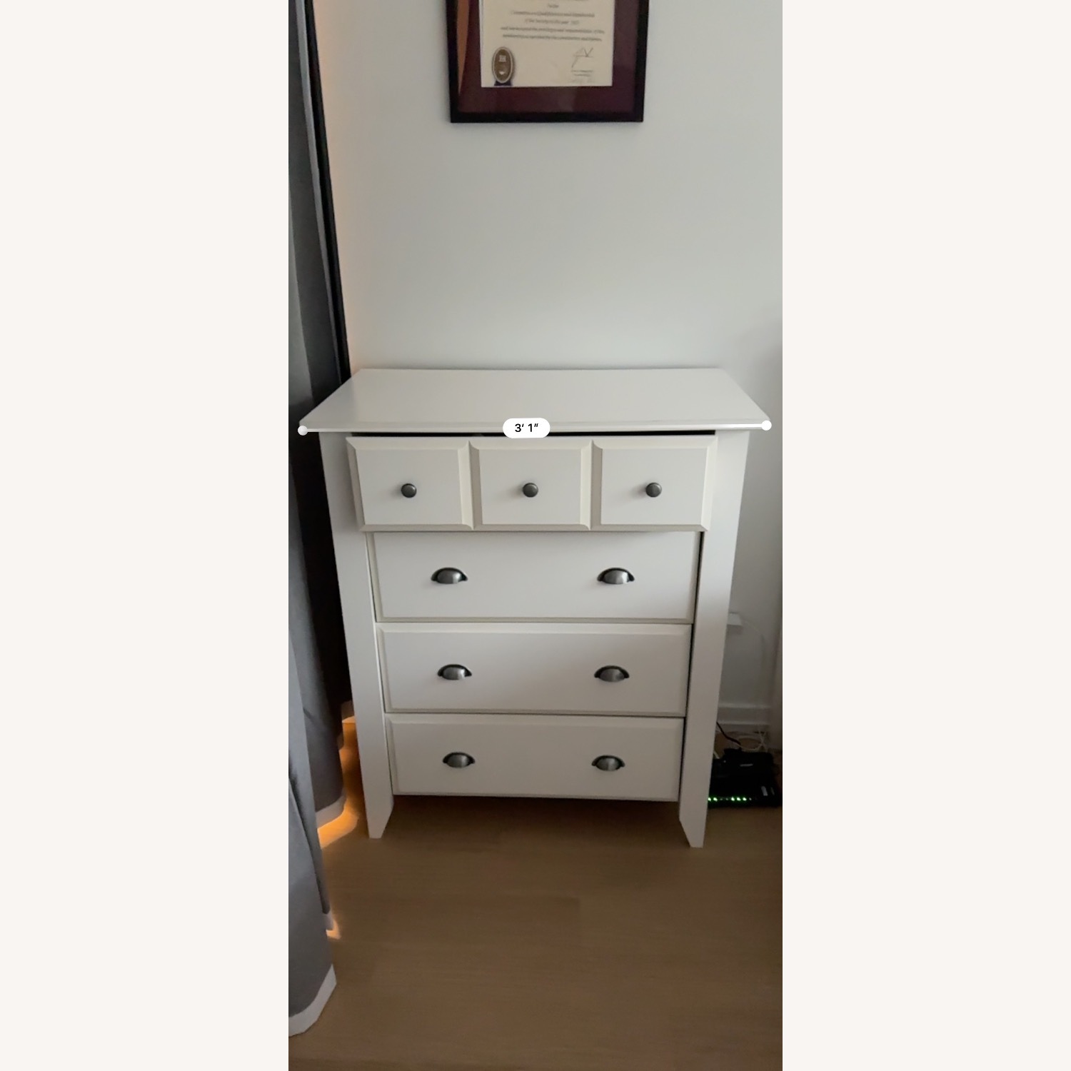 White Wood Dresser - image-2