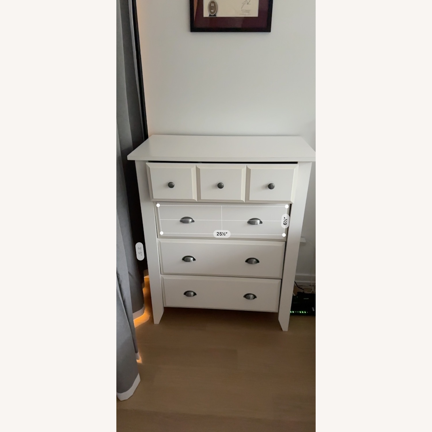 White Wood Dresser - image-3