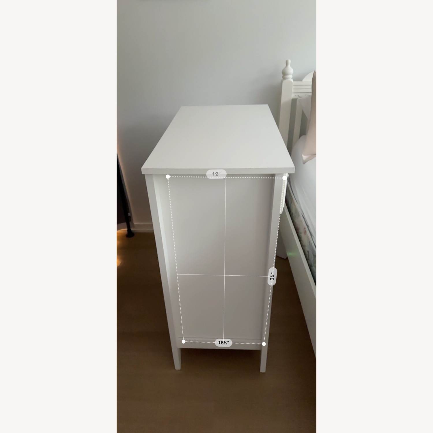 White Wood Dresser - image-4