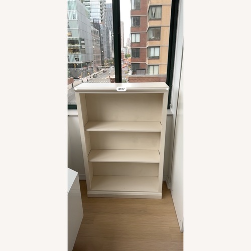Used White Wood Bookcase for sale on AptDeco