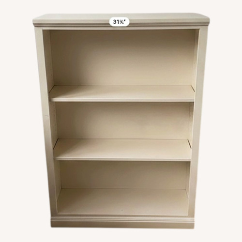 Used White Wood Bookcase for sale on AptDeco