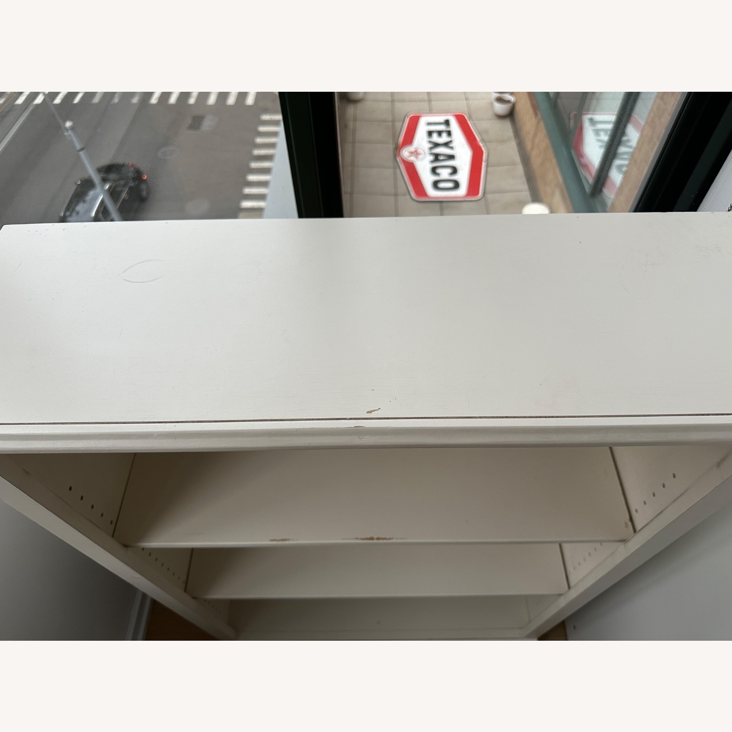 White Wood Bookcase - image-5