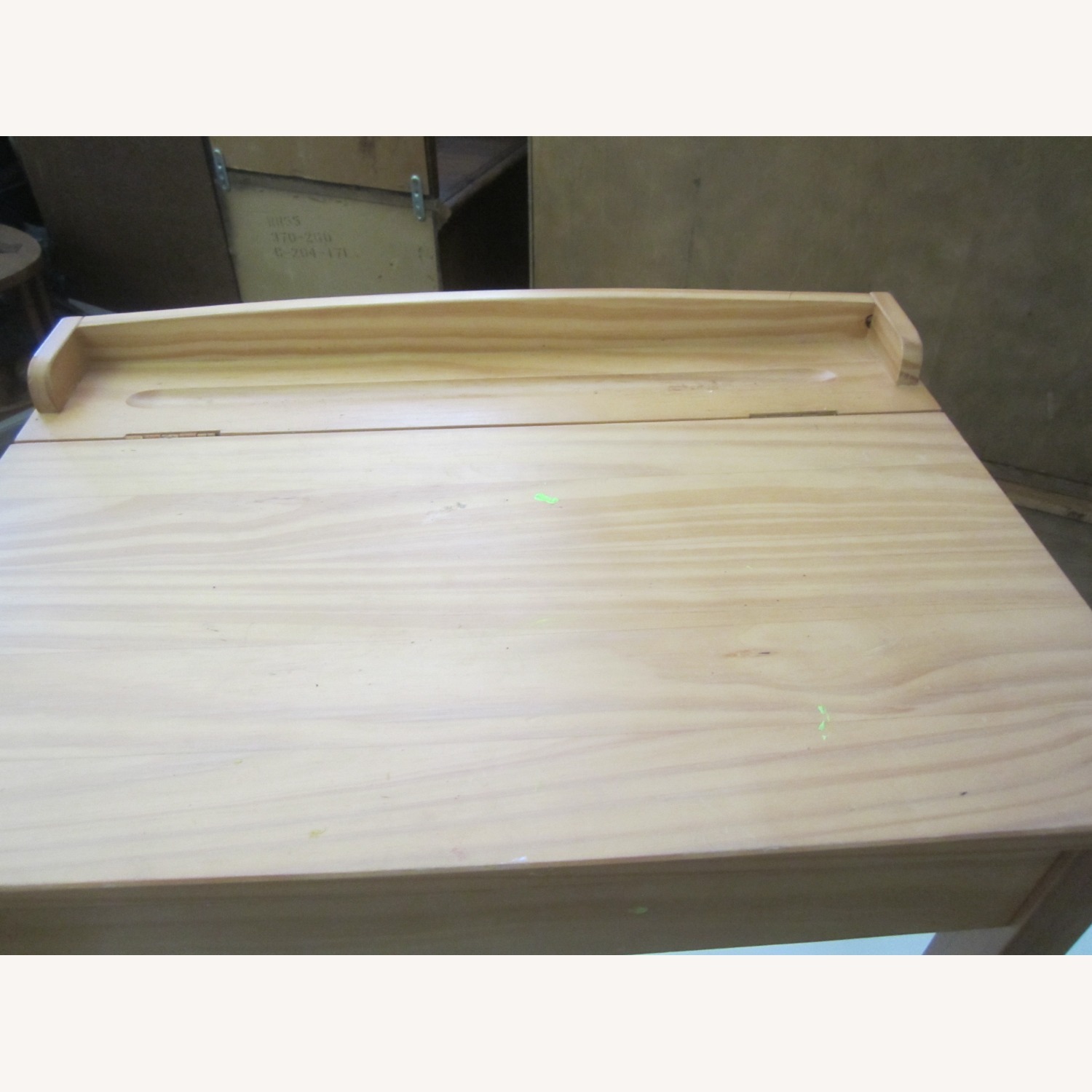 Natural Wood Desk - image-8