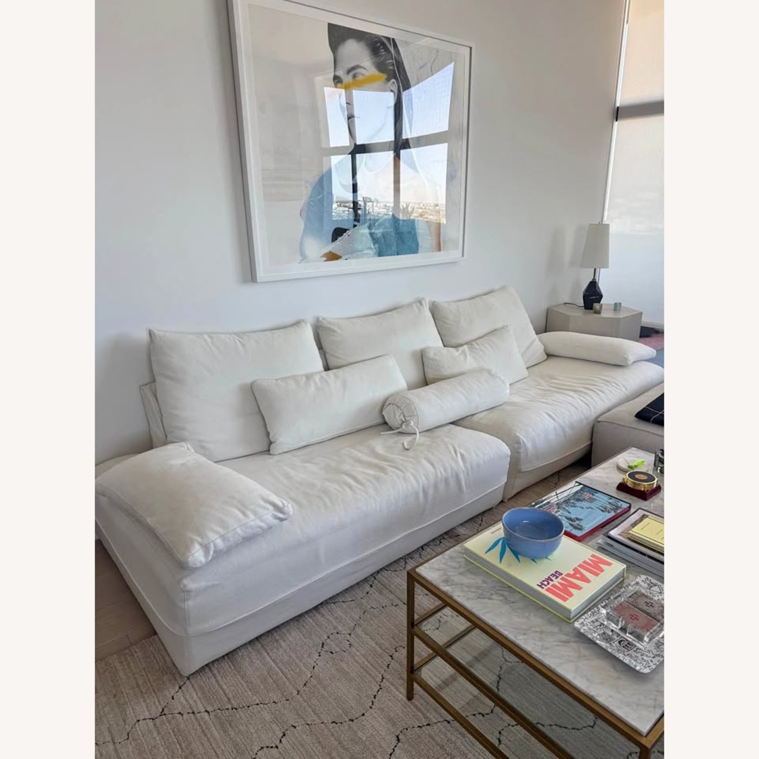 White Couch West Hollywood  - image-1