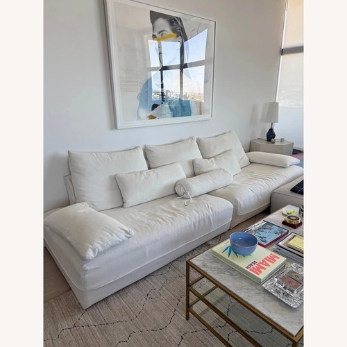 Used White Couch West Hollywood  for sale on AptDeco