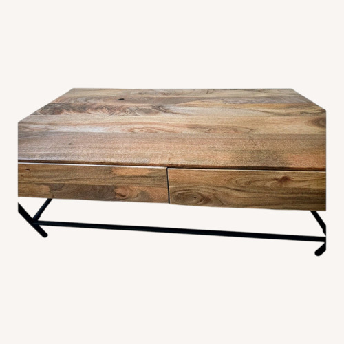 Used The Urban Port Mango Wood Coffee Table for sale on AptDeco