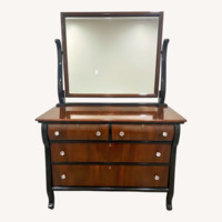Vintage/Antique Black Wood Dresser