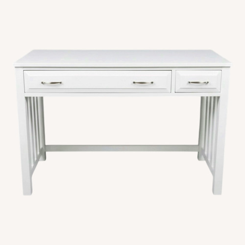 Used Vintage/Antique Finds White Wood Desk for sale on AptDeco