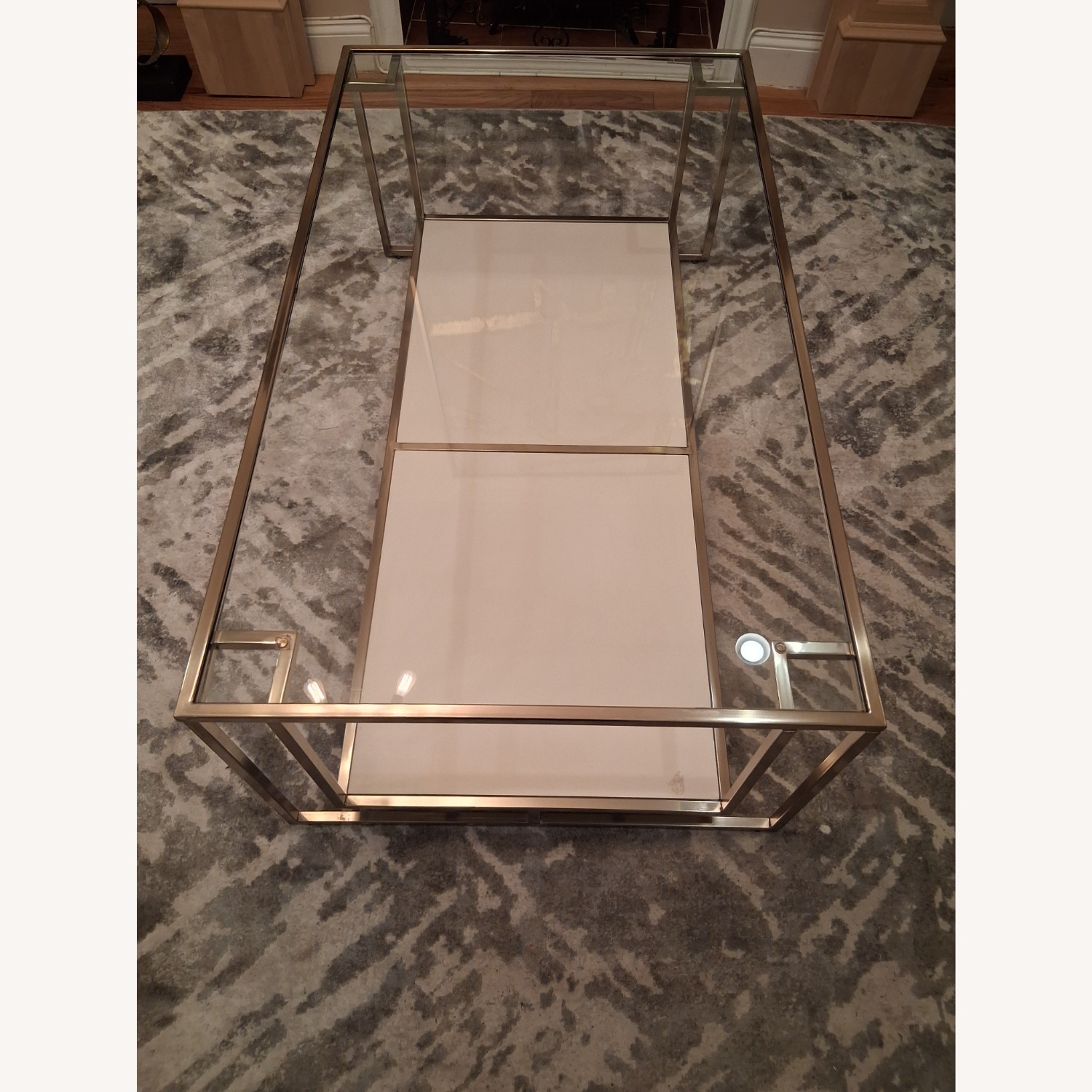 Raymour & Flanigan Monroe Glass Coffee Table - image-4