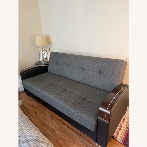 Used Dark Gray 2 Piece Sectional for sale on AptDeco