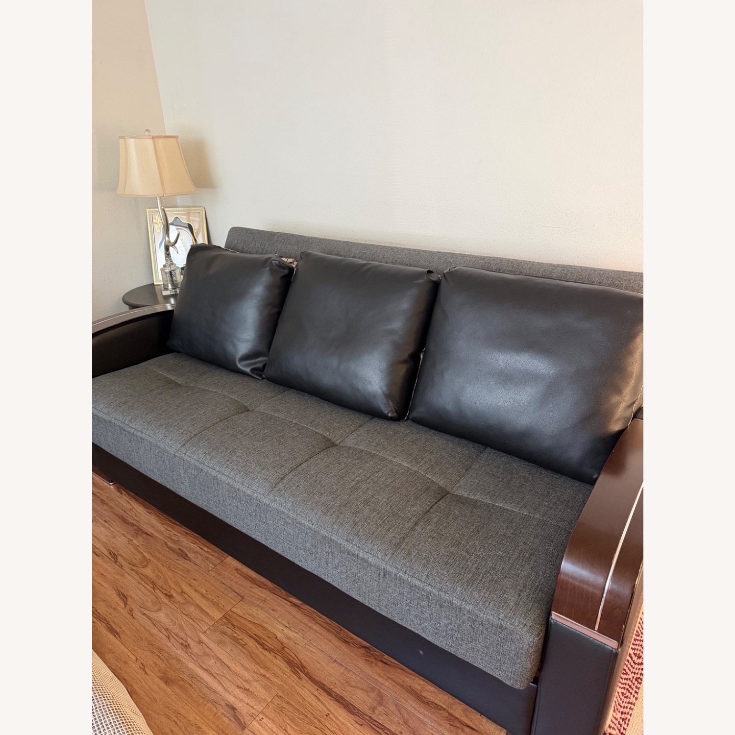 Dark Gray 2 Piece Sectional - image-3