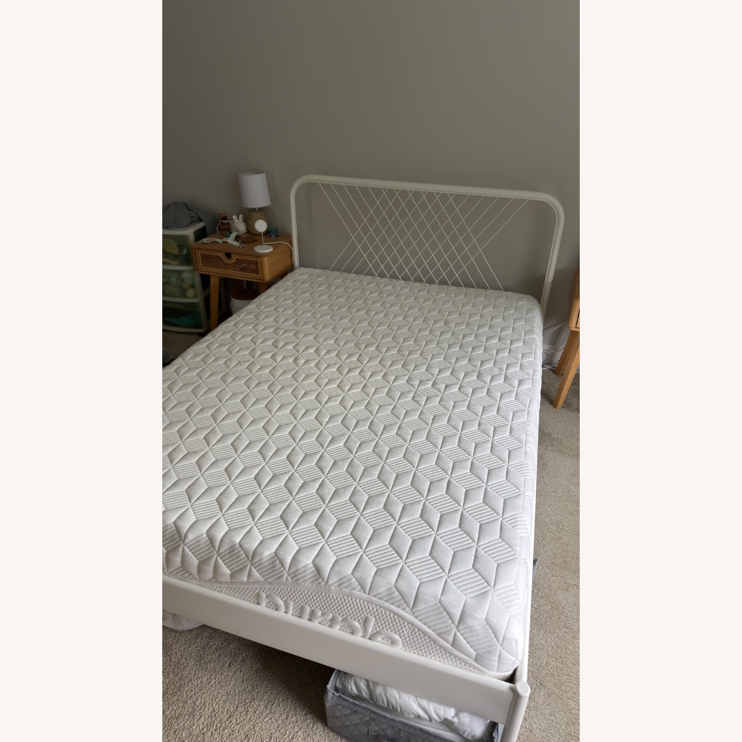 IKEA White Metal Full Bed - image-2