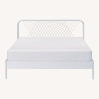 IKEA White Metal Full Bed