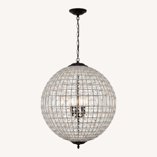 Used Elegant Lighting Olivia Transparent Ceiling Lamp for sale on AptDeco