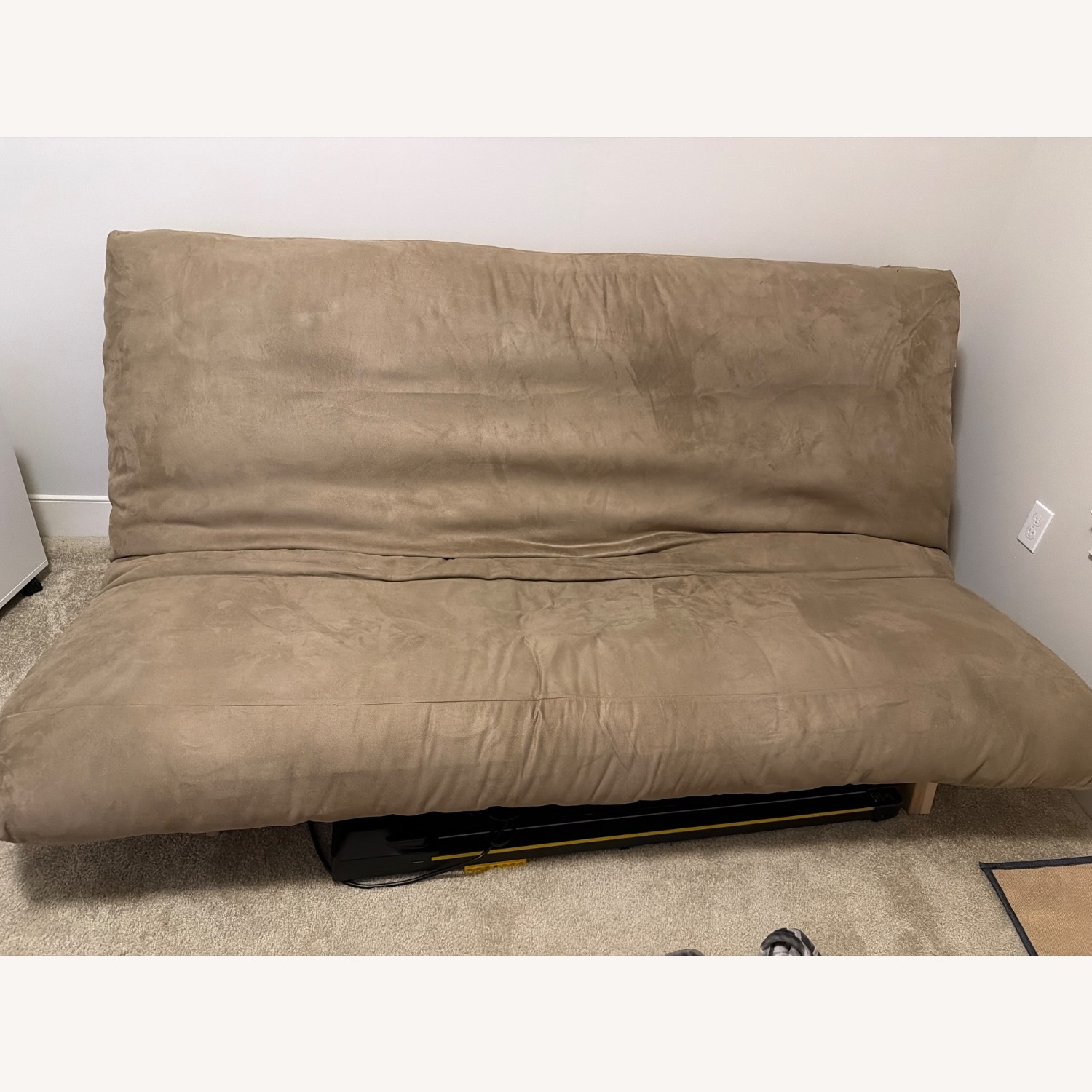 Wayfair Light Brown Wood Futon - image-3