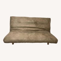 Wayfair Light Brown Wood Futon