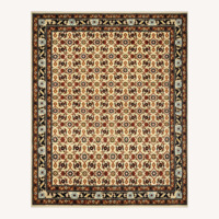 Indo-Persian/seraband Wool Runner Rug 2.3' x 9.6'