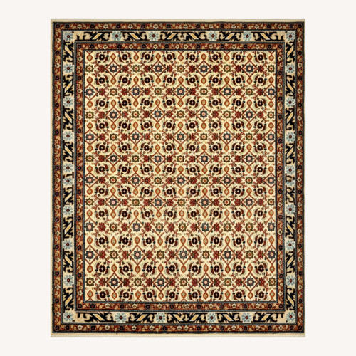 Used Indo-Persian/seraband Wool Runner Rug 2.3' x 9.6' for sale on AptDeco