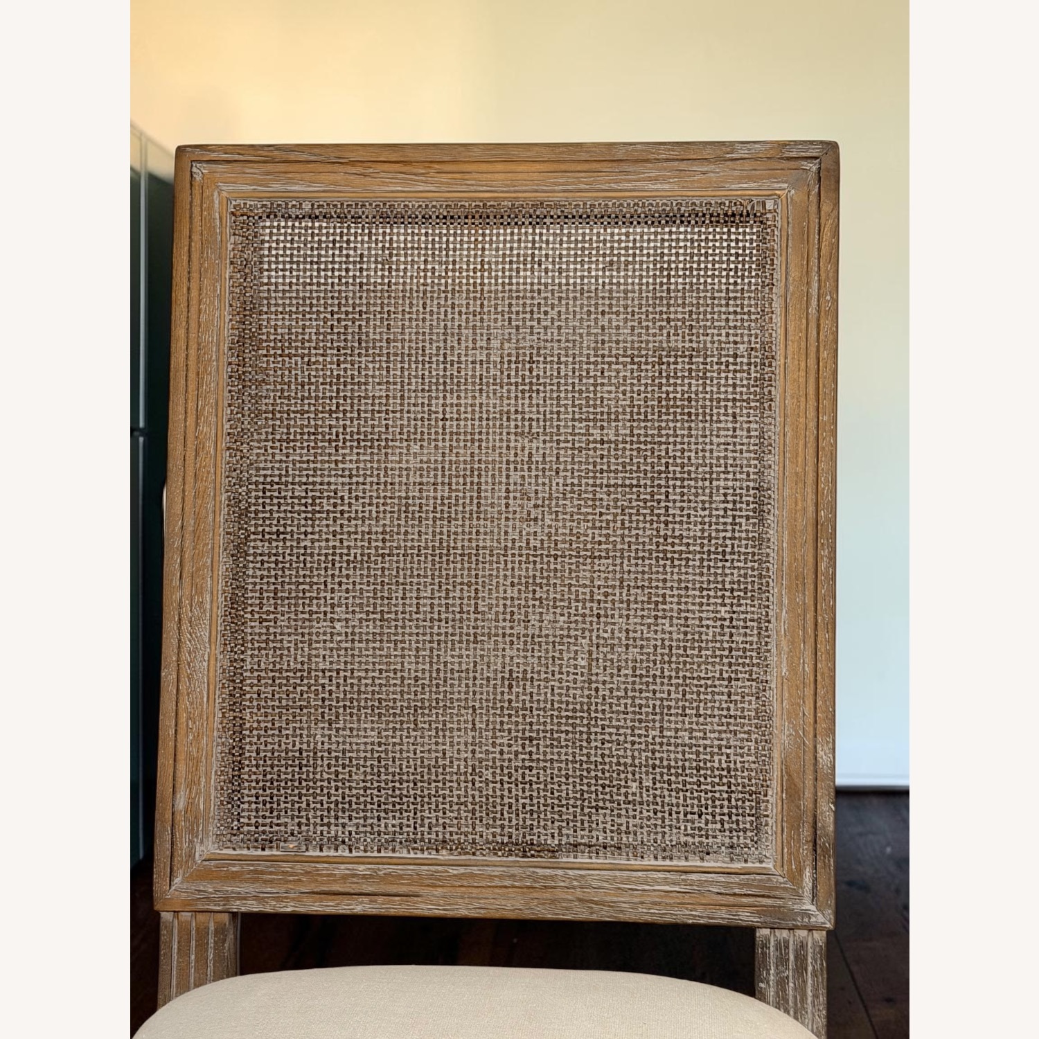 Restoration Hardware Light Gray Dining Chairs - image-8