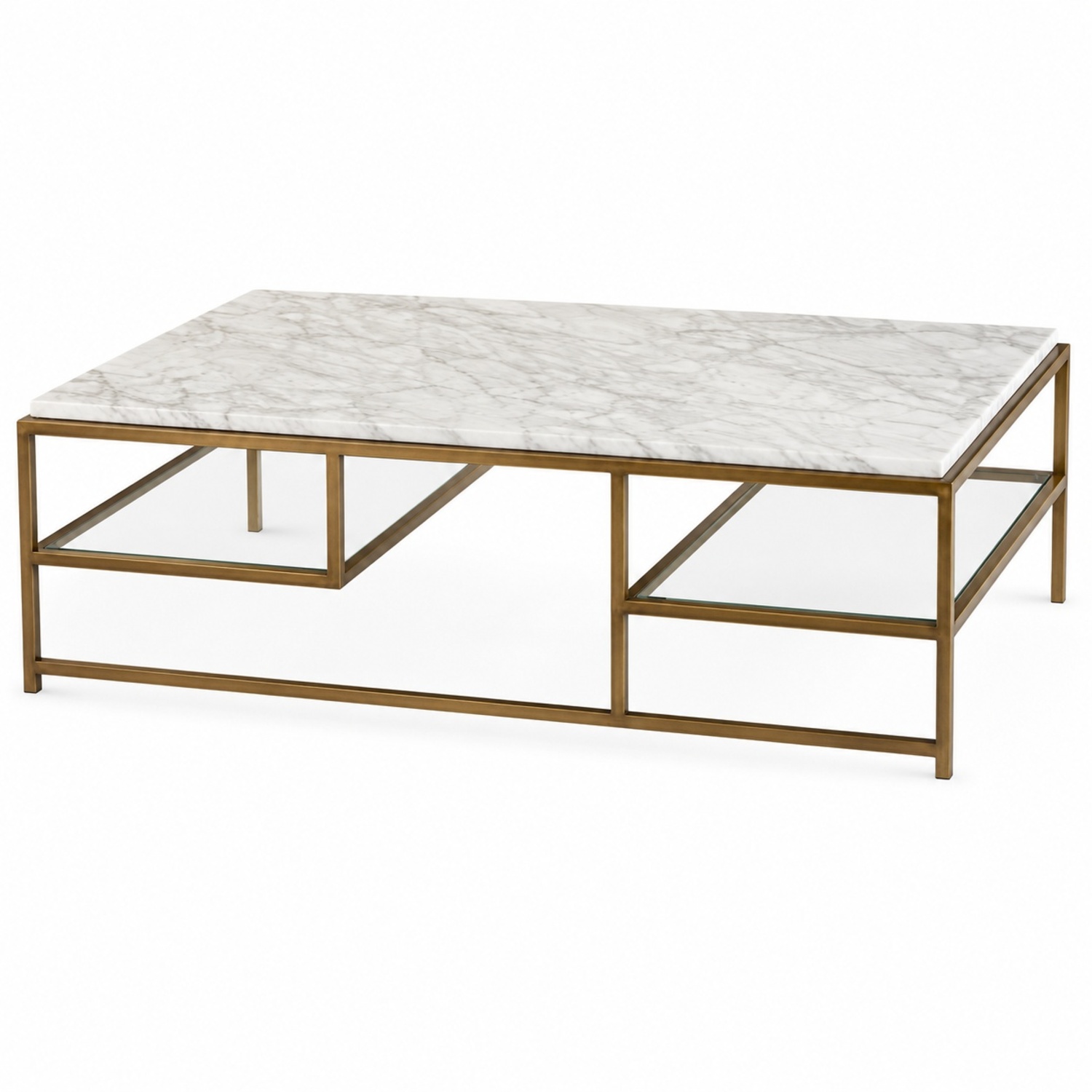 Restoration Hardware Real Marble Coffee Table - image-4