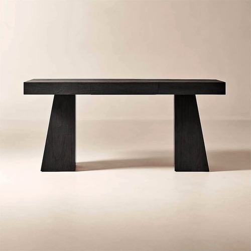 Used CB2 Black Wood Desk for sale on AptDeco
