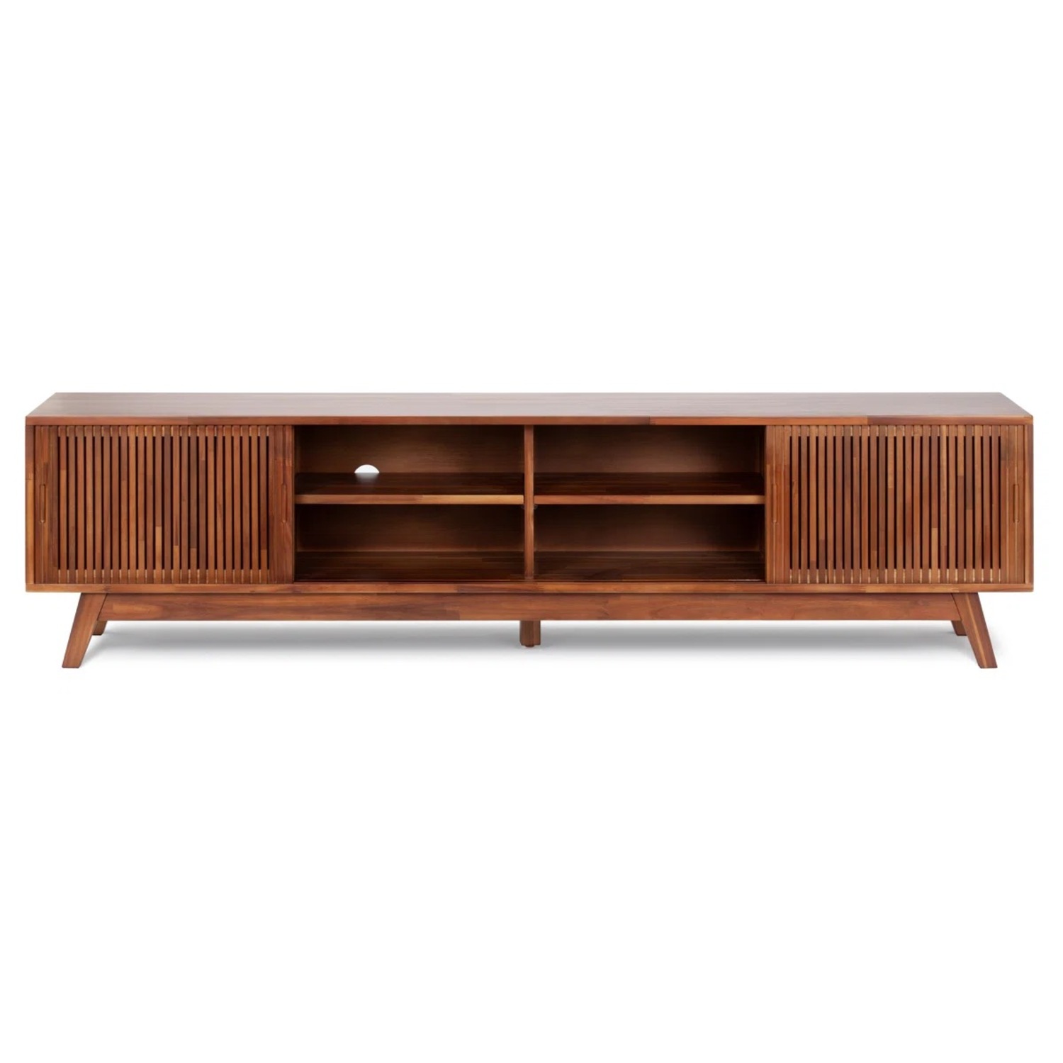 AllModern TV Stand Media Storage Natural Wood - image-2