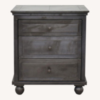 Restoration Hardware Annecy Zinc Nightstand Pair