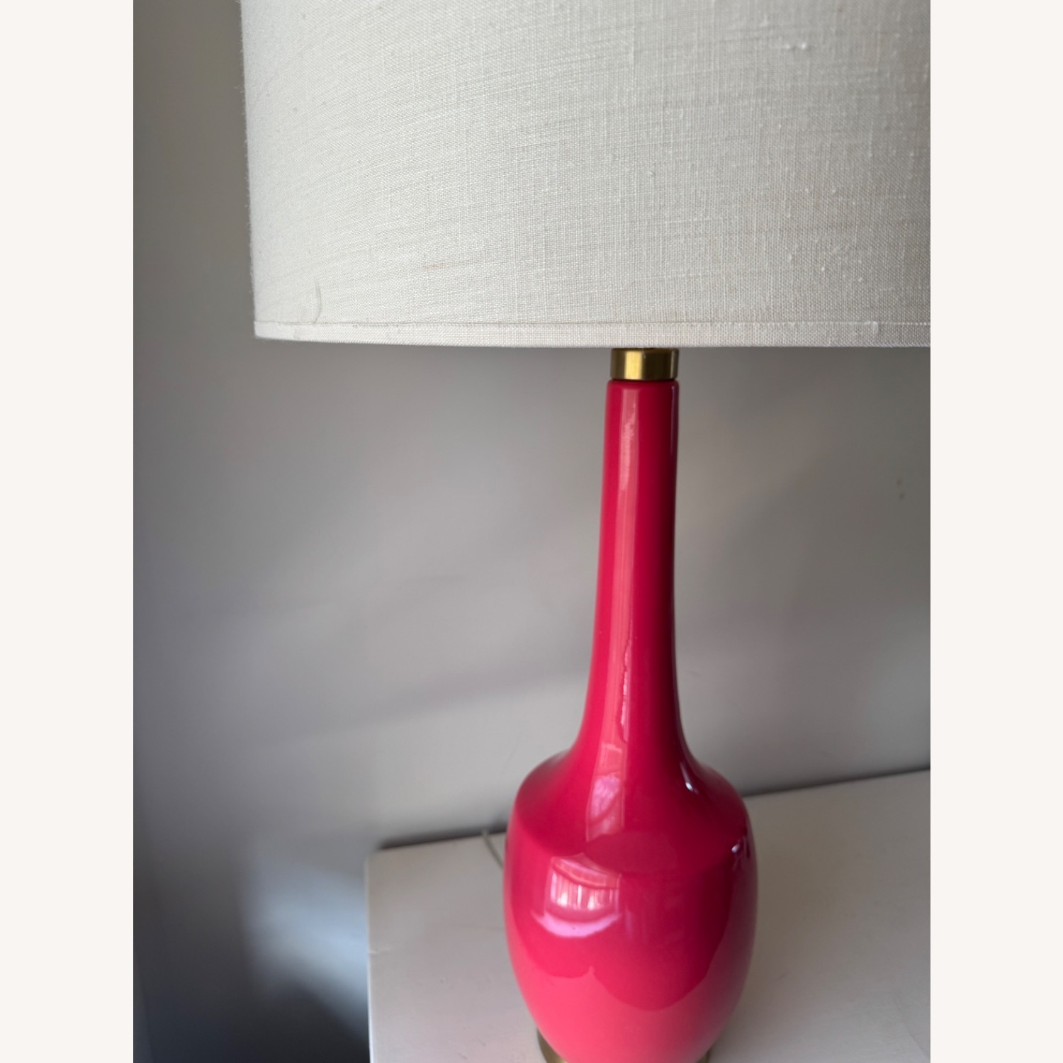 Robert Abbey Pink Ceramic Table Lamp - image-3
